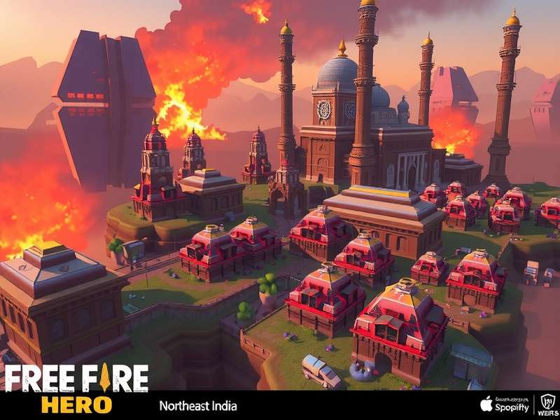 Free Fire Hero - Upcoming Northeast Missions Concept art for Free Fire Hero's upcoming Northeast India missions